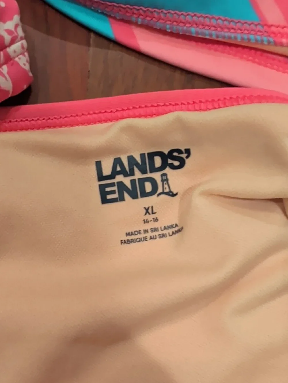 Lands' End Girls Swim Skirt And Tanks - XL 14-16